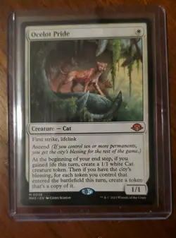 Ocelot Pride Modern Horizons 3 Regular Card 0038 Magic the Gathering Mythic - Image 1