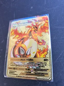 Pokemon Charizard DX 52/100 METAL GOLD CARD Card Collectible/Gift/Display LP/NM - Image 1