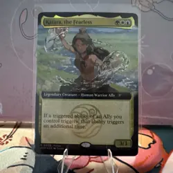 SDCC 2025 Magic The Gathering MTG Avatar Katara The Fearless Promo Card NM - Image 1