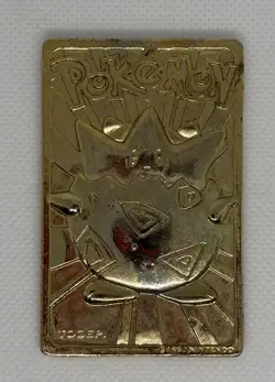Pokemon - 23k Gold Plated Trading Card - Togepi - 1999 - Vintage Burger King - Image 1