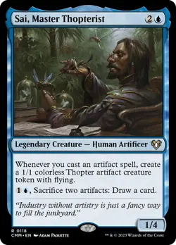 MTG Sai, Master Thopterist - Commander Masters #118 - Image 1