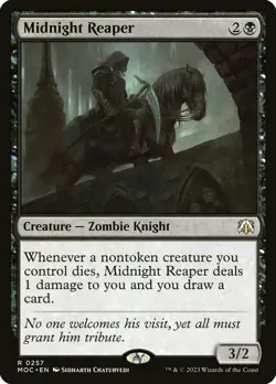 MTG Midnight Reaper - March of the Machine Commander #257 - Image 1