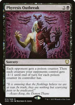 MTG Phyresis Outbreak - Phyrexia: All Will Be One Commander #012 - Image 1