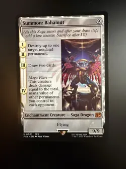 MTG Final Fantasy English Summon: Bahamut 0001 Non-Foil - Image 1