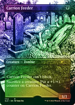 MTG FOIL Carrion Feeder Secret Lair Borderless Foil Etched - Secret Lair #1114 - Image 1