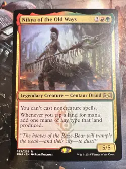 1x Nikya of the Old Ways (193) Ravnica Allegiance LP MTG Magic the Gathering x1 - Image 1