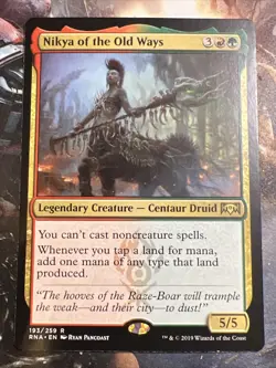 1x Nikya of the Old Ways (193) Ravnica Allegiance LP MTG Magic the Gathering x1 - Image 3