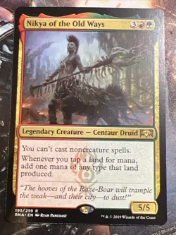 1x Nikya of the Old Ways (193) Ravnica Allegiance LP MTG Magic the Gathering x1 - Image 5