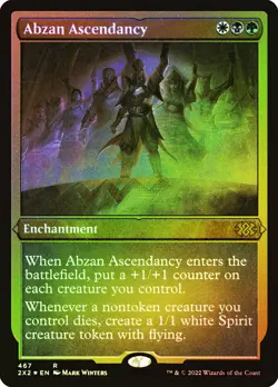 MTG FOIL Abzan Ascendancy Foil Etched - Double Masters 2022 #467 - Image 1