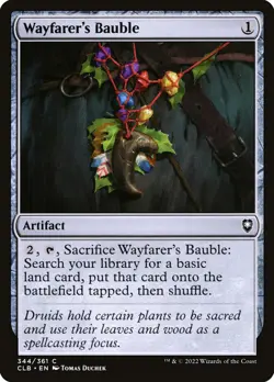 MTG Wayfarer's Bauble - Commander Legends: Battle for Baldur's Gate #344 - Image 1