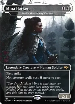 MTG Thalia, Guardian of Thraben Mina Harker Dracula Series Borderless - - Image 1
