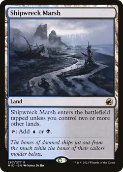 MTG Shipwreck Marsh - Innistrad: Midnight Hunt #267 - Image 1