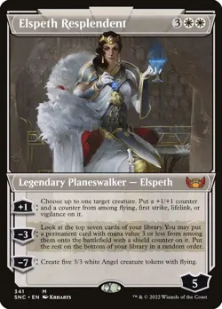 MTG Magic the Gathering Elspeth Resplendent (341/547) Streets of New Capenna LP - Image 1