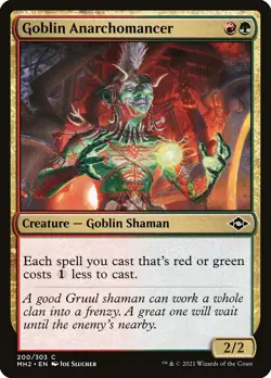 MTG Goblin Anarchomancer - Modern Horizons 2 #200 - Image 1