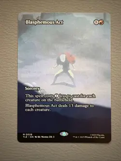 Blasphemous Act (Borderless) Avatar: The Last Airbender: TLE Regular 0026 - Image 1
