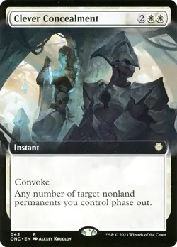 MTG Clever Concealment (43/208) Phyrexia All Will Be One Commander NM - Image 1