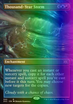 MTG Thousand-Year Storm (390/686) Double Masters 2022 NM FOIL - Image 1