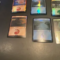 MTG Complete Set of Foil Lands (10/10) Lord Of The Rings - Near Mint - Image 3