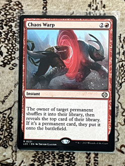 Chaos Warp - Commander: The Lost Caverns of Ixalan - 221 - #Near Mint - Image 1
