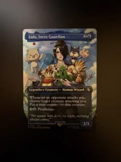 MTG Final Fantasy English Lulu, Stern Guardian Borderless 0467 Foil - Image 1