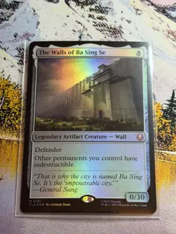 MTG - The Walls of Ba Sing Se - TLA 261 - Foil - NM - Image 1