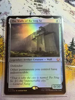 MTG - The Walls of Ba Sing Se - TLA 261 - Foil - NM - Image 3