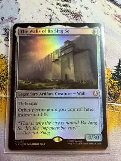 MTG - The Walls of Ba Sing Se - TLA 261 - Foil - NM - Image 4
