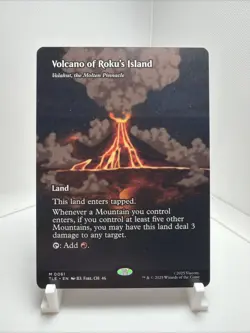 Volcano of Roku's Island - Valakut, the Molten Pinnacle (Borderless) Avatar: The - Image 1