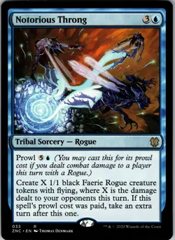 Notorious Throng Commander: Zendikar Rising Rare NM Magic: The Gathering Normal - Image 1