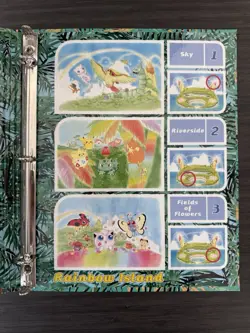 Vintage Pokemon Southern Islands Collection BINDER ONLY, English WOTC O-RING - Image 4