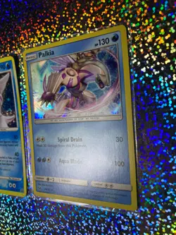 Pokemon TCG Palkia: Diamond & Pearl Promo DP27; Shining Legends Rare Holo 24/73 - Image 4