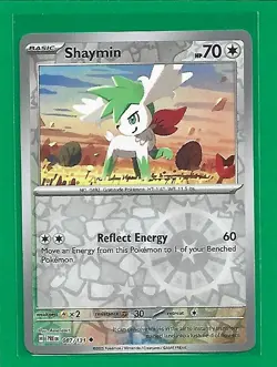 Pokemon TCG SV-Prismatic Evolutions Shaymin #87/131 Uncommon Reverse Holo - Image 1