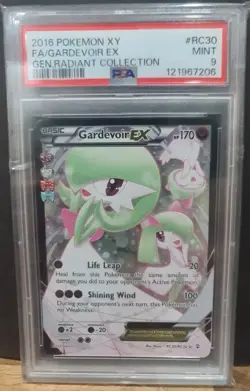 2016 POKEMON XY GENERATIONS RADIANT COLLECTION #RC30 FULL ART/GARDEVOIR EX PSA 9 - Image 1