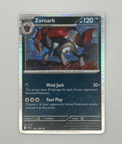 Zoroark 062/086 WHT Holo Rare Scarlet & Violet: White Flare Pokemon TCG NM - Image 1