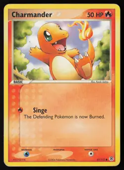 Pokemon Vintage Charmander - 057/112 FireRed & LeafGreen Non-Holo - HP / DMG - Image 1