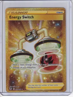 ENERGY SWITCH - Pokemon: Silver Tempest - Secret Rare 212/195 - NM (Gold) - Image 1