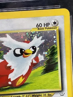 ✨ Delibird “DOUBLE HOLO” ERROR, 1st Edition, Pokemon, TCG, 2001, 5/64, CGC 8.5 ✨ - Image 4