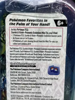 Pokemon TCG: S&V Prismatic Evolutions - Mini Tin - Umbreon Art - Sealed New ?? - Image 5