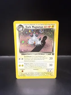 Dark Magneton 11/82 - Holo Rare - Pokemon TCG - Team Rocket Swirl - Image 3