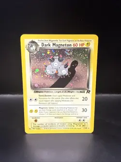 Dark Magneton 11/82 - Holo Rare - Pokemon TCG - Team Rocket Swirl - Image 4