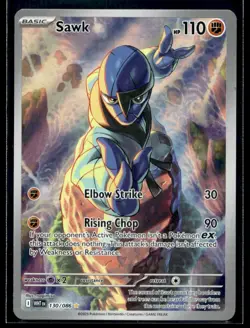 Sawk - SV: White Flare 130/086 NM Pokemon TCG | Buy 10 Get 10 Free - Image 1