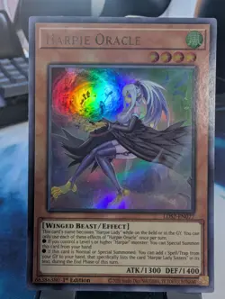 YuGiOh! Harpie Oracle LDS2-EN077 Ultra Rare 1st Ed - Image 1