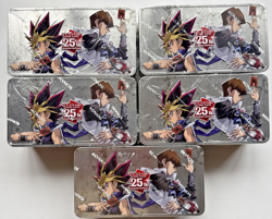 YuGiOh! 25th Anniversary Tin - Dueling Mirrors (2024) - Bundle of 5 Sealed Tins - Image 1
