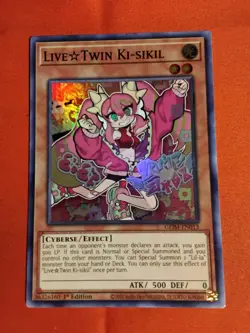 Yu-Gi-Oh! - Live Twin Ki-Sikil - GEIM-EN013 - Super Rare - 1st Ed - Unplayed Min - Image 1