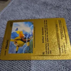 Pokemon Pikachu Lucha Libre Gold Foil Fan Art Card 076/073 - Image 5