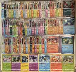 Pokemon Holo Card Lot 90+ Various Sets Modern English TCG Promos, Rares - Image 1