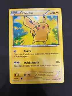 Pokemon Pikachu 42/146 Holo 2014 Movie Promo XY Card A - Image 1