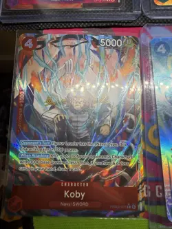 ONE PIECE TCG - 9 CARD LOT (MIXED SETS) Secret Rares & More PRB02-001 Rare Koby - Image 3