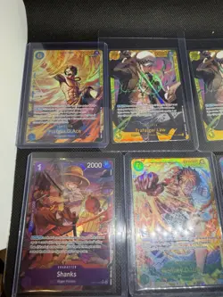 ONE PIECE TCG - 9 CARD LOT (MIXED SETS) Secret Rares & More PRB02-001 Rare Koby - Image 4