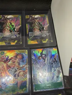 ONE PIECE TCG - 9 CARD LOT (MIXED SETS) Secret Rares & More PRB02-001 Rare Koby - Image 5